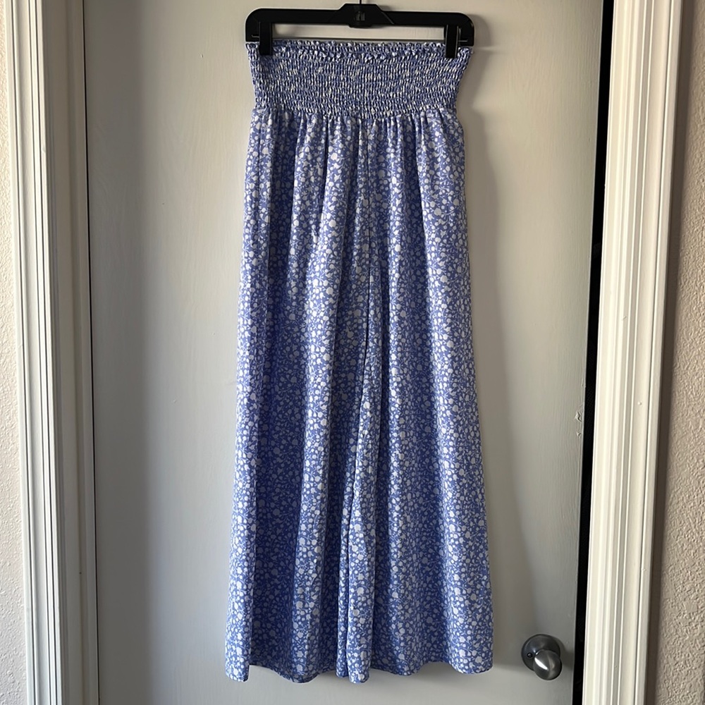 wide leg floral pant